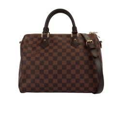 Speedy 30 Bandouliere, Canvas, Damier Ebene, MB0137, S, 3*